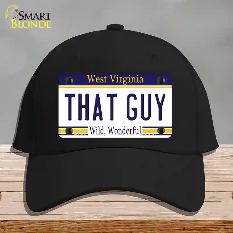 That Guy West Virginia Novelty License Plate Hat Cotton / Black