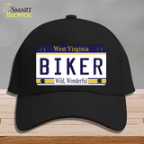 Biker West Virginia Novelty License Plate Hat Cotton / Black