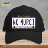 No Murci West Virginia Novelty License Plate Hat Cotton / Black