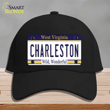 Charleston West Virginia Novelty License Plate Hat Cotton / Black