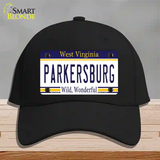 Parkersburg West Virginia Novelty License Plate Hat Cotton / Black