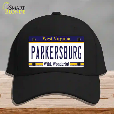 Parkersburg West Virginia Novelty License Plate Hat Cotton / Black