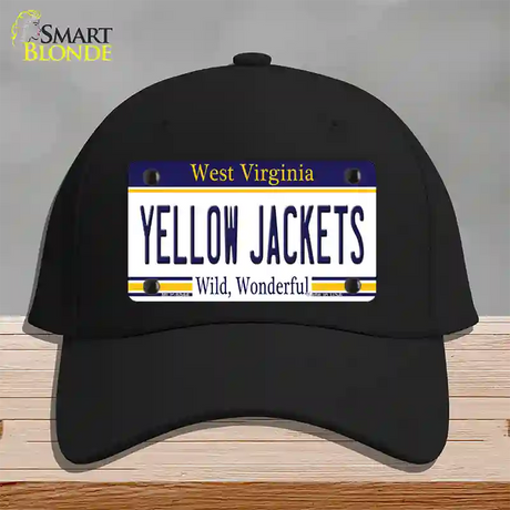 Yellow Jackets West Virginia Novelty License Plate Hat Cotton / Black