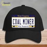 Coal Miner West Virginia Novelty License Plate Hat Cotton / Black