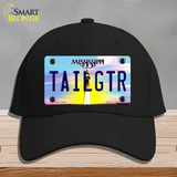 Tailgtr Mississippi Novelty License Plate Hat Cotton / Black