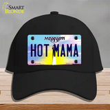 Hot Mama Mississippi Novelty License Plate Hat Cotton / Black