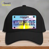 Mississippi State Novelty License Plate Hat Cotton / Black