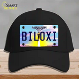 Biloxi Mississippi Novelty License Plate Hat Cotton / Black