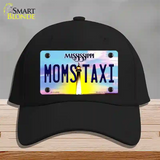 Moms Taxi Mississippi Novelty License Plate Hat Cotton / Black