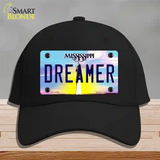 Dreamer Mississippi Novelty License Plate Hat Cotton / Black