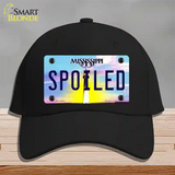 Spoiled Mississippi Novelty License Plate Hat Cotton / Black