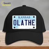 Olathe Kansas Novelty License Plate Hat Cotton / Black