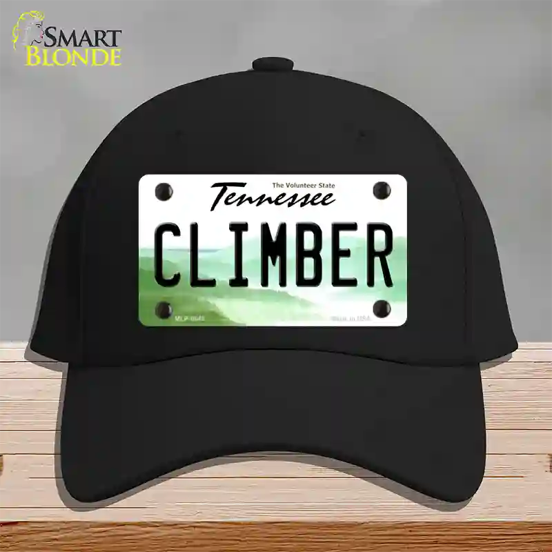 Climber Tennessee Novelty License Plate Hat Cotton / Black