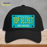 Top Secret New Mexico Novelty License Plate Hat Cotton / Black