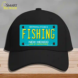 Fishing New Mexico Novelty License Plate Hat Cotton / Black