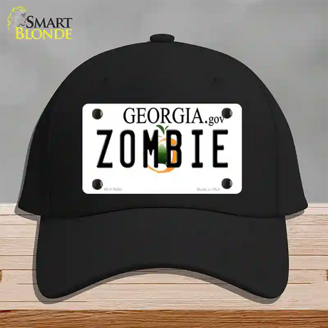 Zombie Georgia Novelty License Plate Hat Cotton / Black