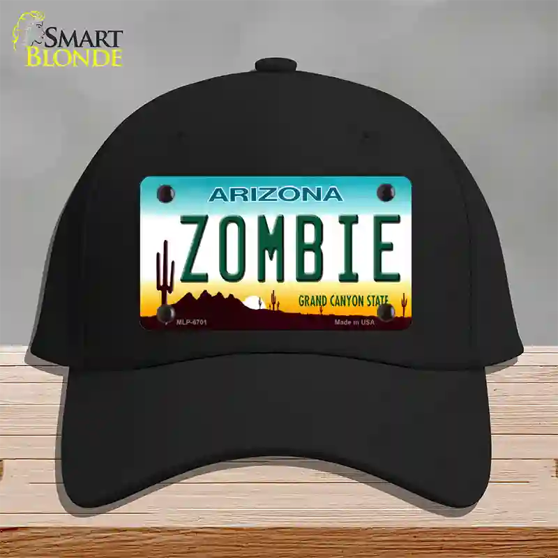 Zombie Arizona Novelty License Plate Hat Cotton / Black