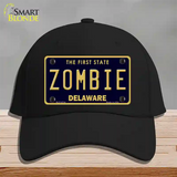 Zombie Delaware Novelty License Plate Hat Cotton / Black