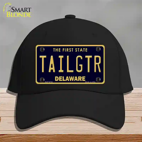 Tailgtr Delaware Novelty License Plate Hat Cotton / Black