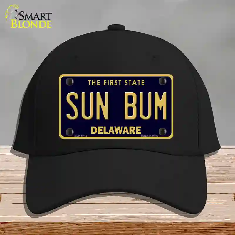 Sun Bum Delaware Novelty License Plate Hat Cotton / Black