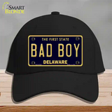 Bad Boy Delaware Novelty License Plate Hat Cotton / Black