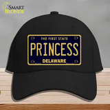 Princess Delaware Novelty License Plate Hat Cotton / Black