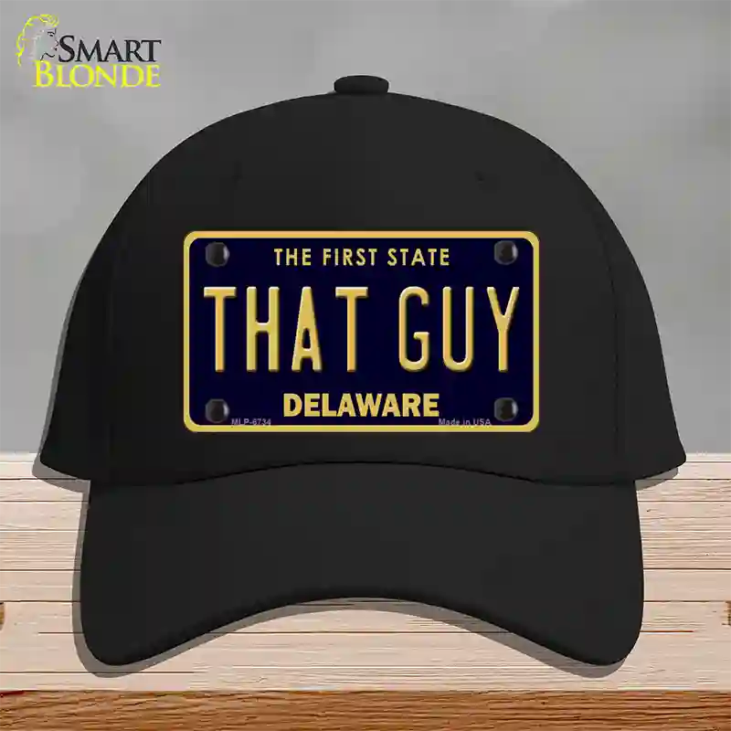 That Guy Delaware Novelty License Plate Hat Cotton / Black