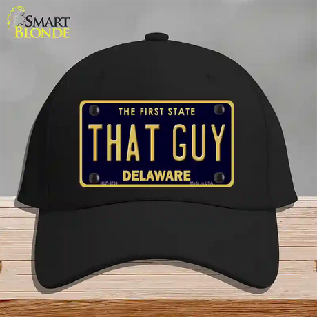 That Guy Delaware Novelty License Plate Hat Cotton / Black