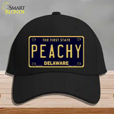 Peachy Delaware Novelty License Plate Hat Cotton / Black