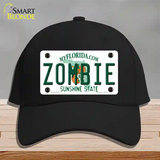 Zombie Florida Novelty License Plate Hat Cotton / Black