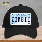 Zombie Kansas Novelty License Plate Hat Cotton / Black