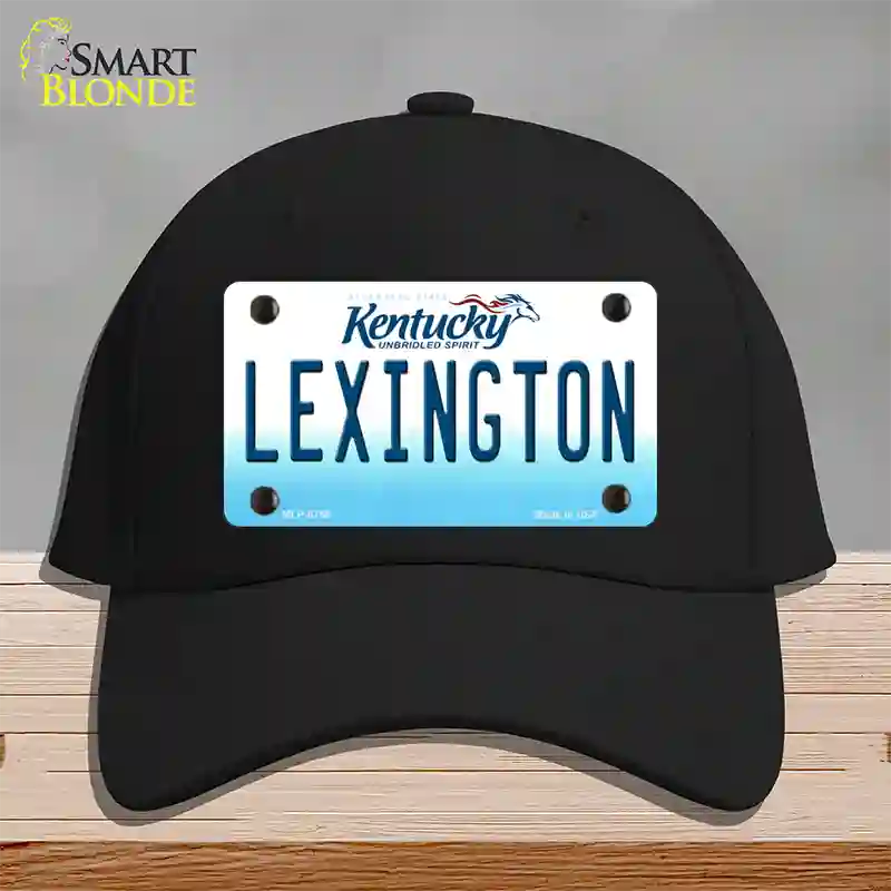 Lexington Kentucky Novelty License Plate Hat Cotton / Black