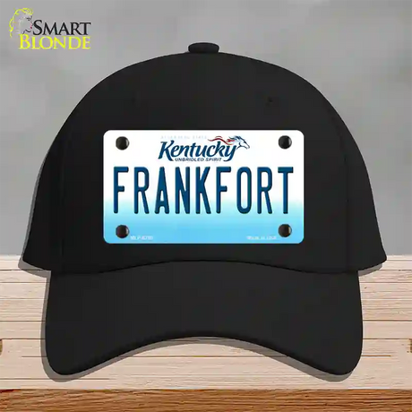 Frankfort Kentucky Novelty License Plate Hat Cotton / Black