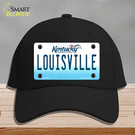 Louisville Kentucky Novelty License Plate Hat Cotton / Black