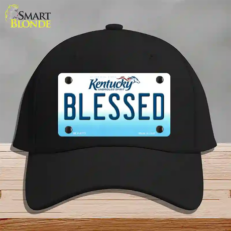 Blessed Kentucky Novelty License Plate Hat Cotton / Black