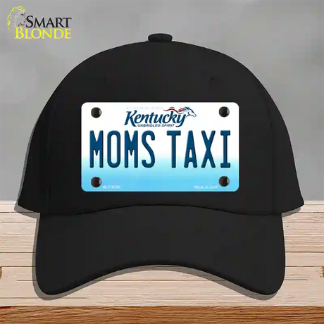 Moms Taxi Kentucky Novelty License Plate Hat Cotton / Black