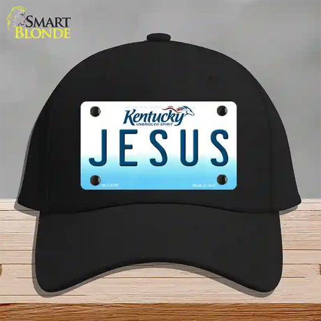 Jesus Kentucky Novelty License Plate Hat Cotton / Black