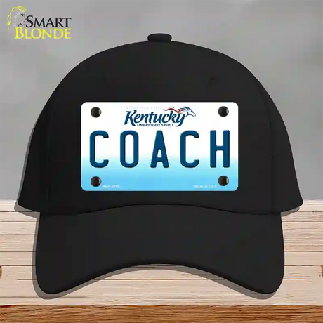 Coach Kentucky Novelty License Plate Hat Cotton / Black