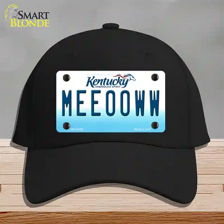 Meeooww Kentucky Novelty License Plate Hat Cotton / Black