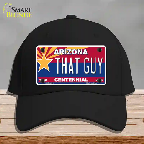 Arizona Centennial That Guy Novelty License Plate Hat Cotton / Black