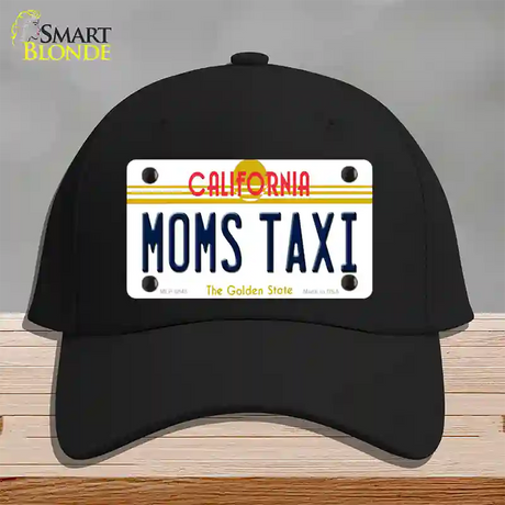 Moms Taxi California Novelty License Plate Hat Cotton / Black