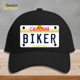 Biker California Novelty License Plate Hat Cotton / Black