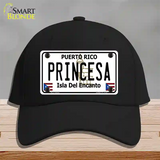 Princesa Puerto Rico Novelty License Plate Hat Cotton / Black