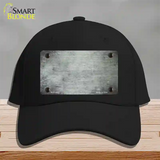 White Oil Rubbed Solid Novelty License Plate Hat Cotton / Black