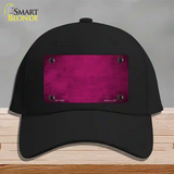 Pink Oil Rubbed Solid Novelty License Plate Hat Cotton / Black