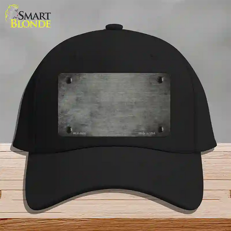 Gray Oil Rubbed Solid Novelty License Plate Hat Cotton / Black