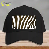 Brown White Zebra Oil Rubbed Novelty License Plate Hat Cotton / Black