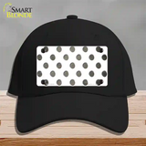 Tan White Dots Oil Rubbed Novelty License Plate Hat Cotton / Black