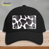 Black White Giraffe Oil Rubbed Novelty License Plate Hat Cotton / Black