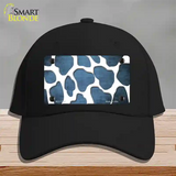 Light Blue White Giraffe Oil Rubbed Novelty License Plate Hat Cotton / Black